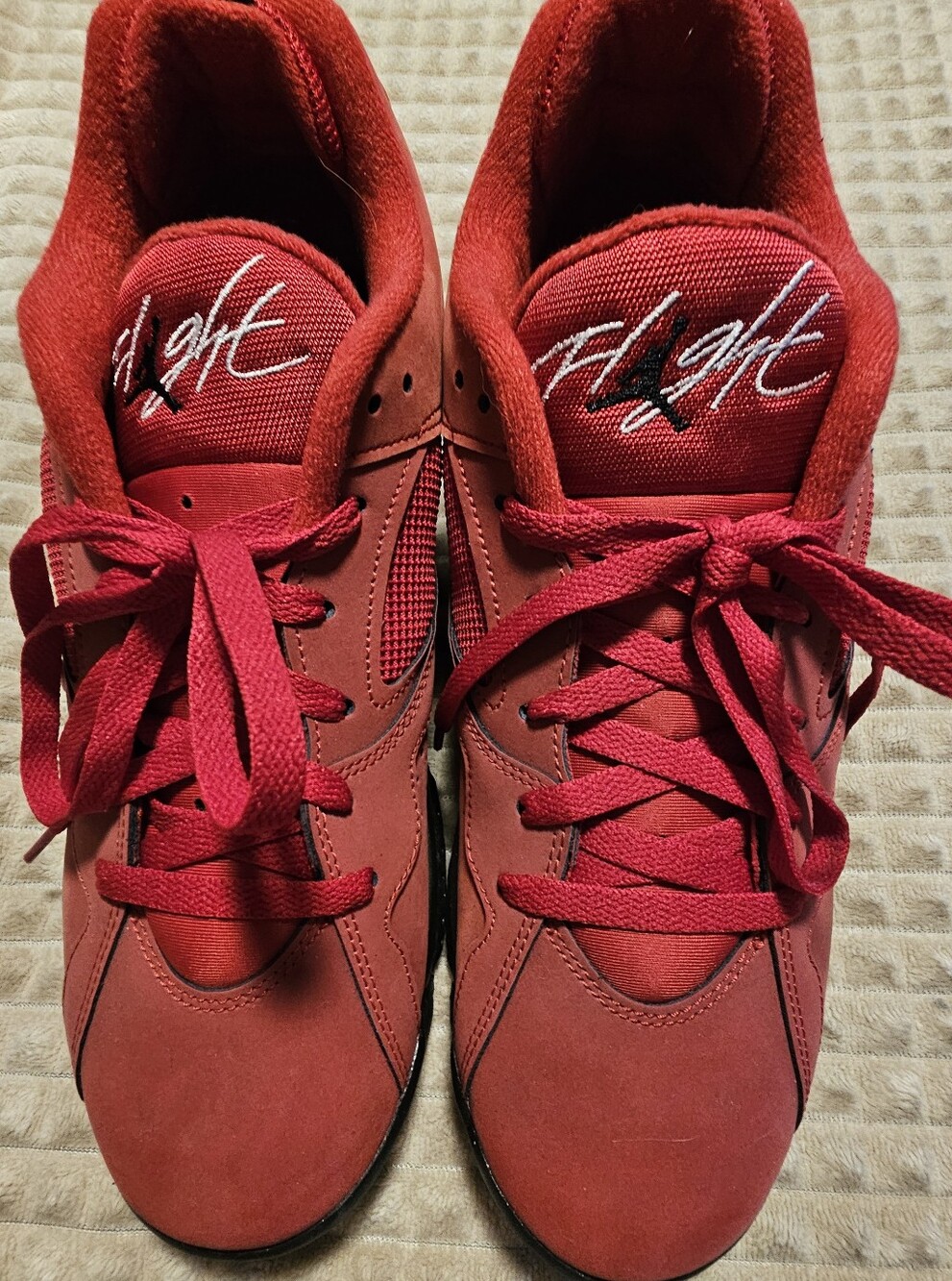 Red Nike 'Flight MVP' Men's Sneakers